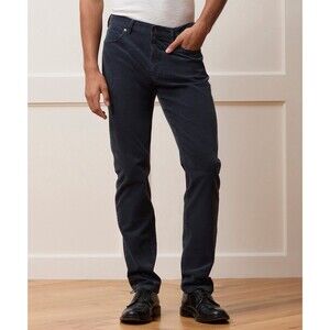 Todd Snyder Men’s Slim Fit Stretch Wale Corduroy Pants Navy Blue 36X27 Ribbed